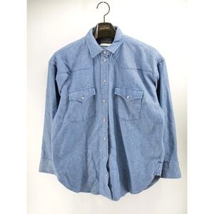 J. Crew Light Blue Denim Button-Down Shirt